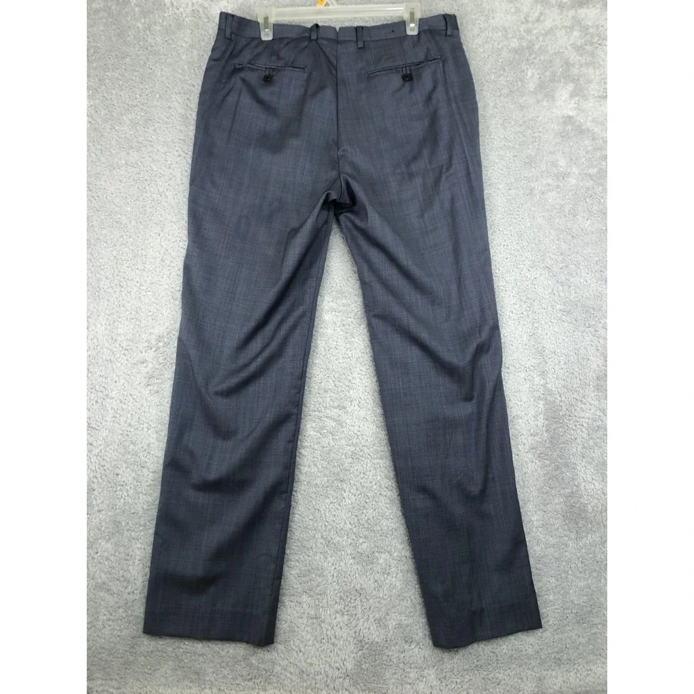Banana Republic Pants Mens 35x33 (Tag 35x36) Blue Marzotto 100% Wool